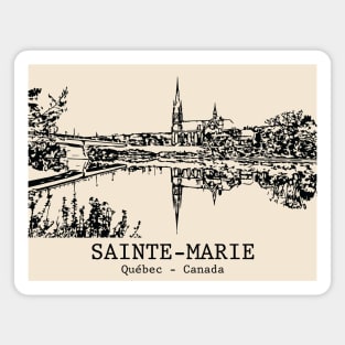 Sainte-Marie - Québec Magnet